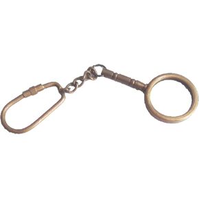 PARIJAT HANDICRAFT Brass Key Chain- Collectible Marine Nautical Key Rings from