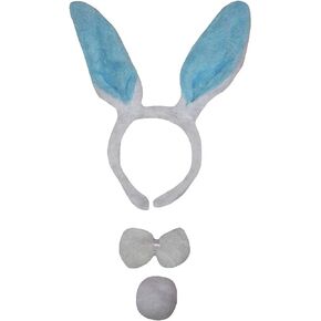Petitebella Combined Animal Headband Bowtie Tail 3pc Costume