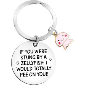 cobee Friendship Keychain Funny Gifts, Best Friend Inspirational Keychain True Friend Gift Stainless Steel Friendship Gifts