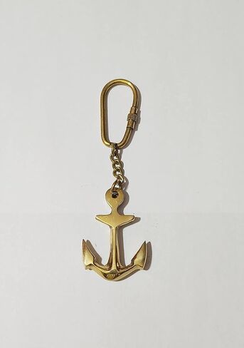 PARIJAT HANDICRAFT Brass Key Chain- Collectible Marine Nautical Key Rings from in Saudi Arabia