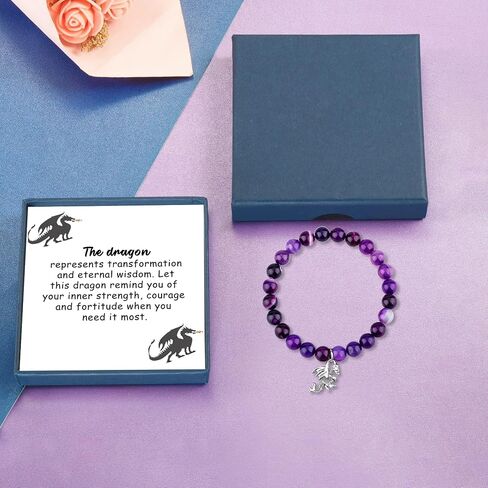 PARTNER Dragon Lover Gift Dragon Spirit Animal Gift Dragon Charm Jewelry Dragon Bracelet Jewelry Inspiration Gift for Friend in Saudi Arabia