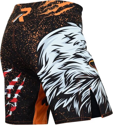 ROAR-INT MMA Fight Shorts Grappling Kickboxing Muay Thai Shorts BJJ Gym Training Running Athletic Wrestling Shorts in Kuwait