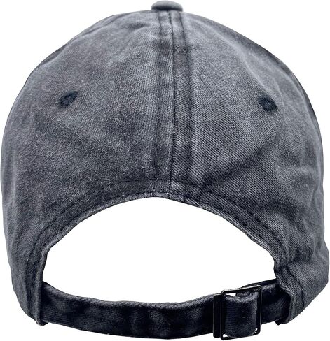 Unisex Camping Hair Don't Care Vintage Adjustable Baseball Cap Denim Dad Hat in Saudi Arabia