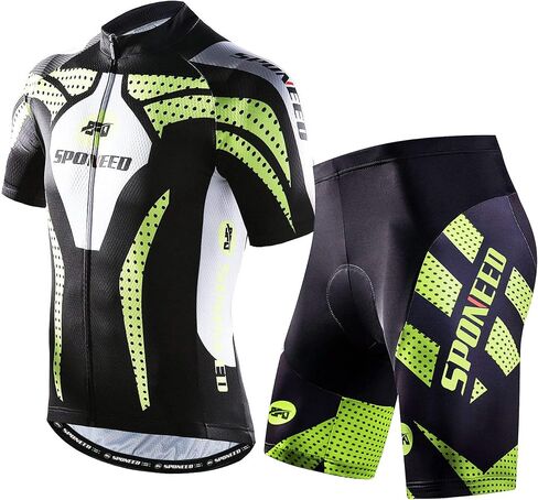 Sponeed الرجال الدراجات الزي مجموعة MTB دراجة جيرسي الطريق السائق السراويل Triantlon Cyclwear القمصان in Kuwait
