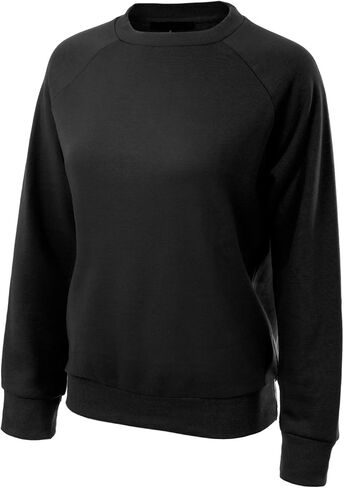 MixMatchy Women's Soft and Comfy Basic Pullover Crewneck Fleece Sweatshirt in Saudi Arabia