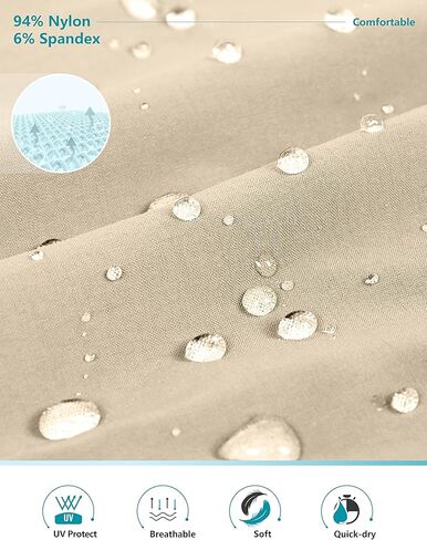 سروال Pudolla النسائي للتنزه سيرًا على الأقدام مع 6 جيوب، سروال سفر قابل للتمدد مقاوم للماء للنساء للعمل في الهواء الطلق ومشي الجولف in Kuwait