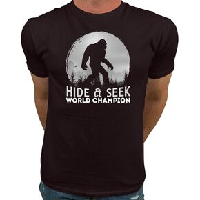 Market Trendz Bigfoot Hide and Seek Shirt Bigfoot T Shirts for Men | Bigfoot Gifts for Men