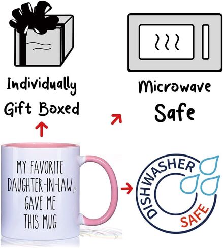 Dnuiyses My Favorite Daughter-In-Law Gave Me This, Funny Daughter-In-Law Gift for Birthday Christmas Father's Day Mother's Day, Gifts Ideas for Mother Father In Law-87 in Saudi Arabia