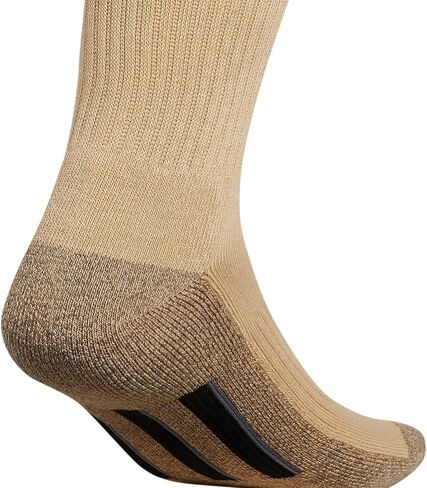 adidas Men's Cushioned X 3 3-Pack Crew, Beige Tone/Blanch Cargo/Black, Large in Kuwait