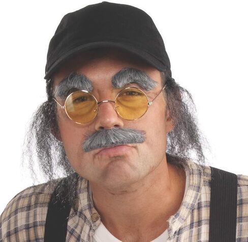 Forum Novelties Grumpy Old Man Instant Costume Kit, Gray in Saudi Arabia