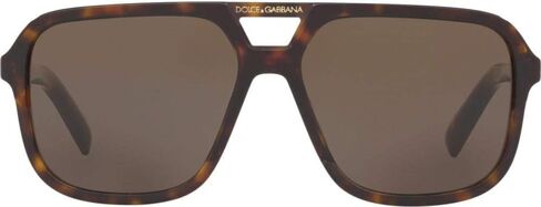 Dolce & Gabbana DG 4354 502/73 Havana Plastic Square Sunglasses Brown Gradient Lens in Saudi Arabia