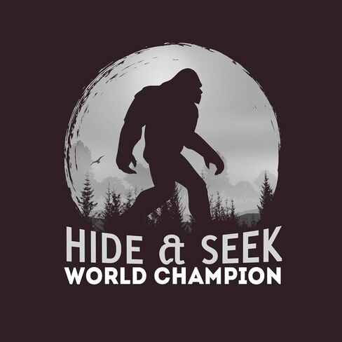 قميص Bigfoot Hide and Seek من Market Trendz للرجال | هدايا بيج فوت للرجال in Kuwait