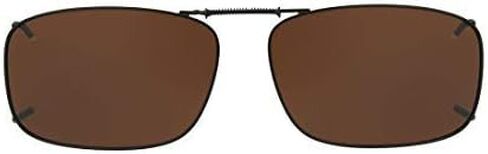 سولار شيلد نظارات شمسية مستقطبة بمشبك 56 Rec 19 عدسات بنية تناسب الاطار الكامل .., بني, 1 Count (Pack of 1) in Kuwait
