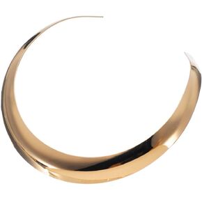Jerollin Gold/Silver Choker Collar Necklaces for Women, Stainless Steel Gold Statement Necklace Open Choker Bib Necklace African Jewelry Necklace