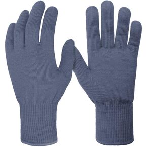 Evridwear Men Women Merino Wool String Knit Liner Warm Gloves 4 Sizes and Colors