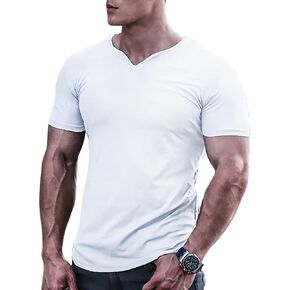 قمصان وتي شيرتات رياضية للرجال في كمال الأجسام سريعة الجفاف للعضلات، تي شيرت للتمارين الرياضية في صالة الألعاب الرياضية، بأكمام قصيرة شبكية in Kuwait