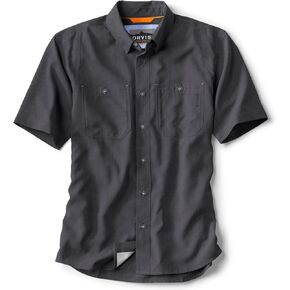Orvis Men's Tech Chambray Short-Sleeved Work Shirt
