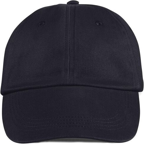 قبعة Anvil ذات مظهر منخفض من نسيج قطني طويل متباين 176 - قبعة من القطن السادة للرجال والنساء ذات ستة ألواح in Kuwait