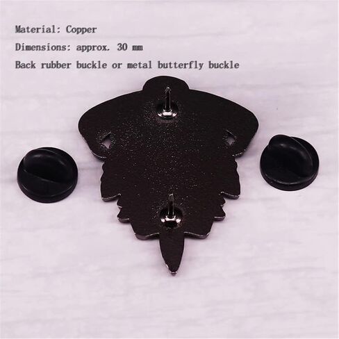 دبابيس بروش بتصميم قطار ليلي بتصميم مسدسات وورود بتصميم جمجمة، شعار فرقة روك باند، دبابيس هدايا ابداعية للمجوهرات والاكسسوارات والجاكيتات والقبعات، هدايا مجوهرات، معدن، بدون احجار كريمة, معدن, بدون in Kuwait