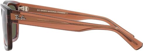 نظارات شمسية مستطيلة الشكل للرجال من راي بان Rb4396f Warren Low Bridge Fit in Kuwait