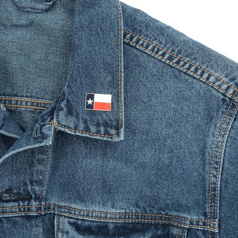 Texas TX State Flag Lapel Pin Enamel Made of Metal Souvenir Hat Men Women Patriotic Texan (Rectangle Pin) in Saudi Arabia