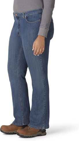 Dickies Women's Perfect Shape Denim Jean-Bootcut Stretch Plus Size in Saudi Arabia