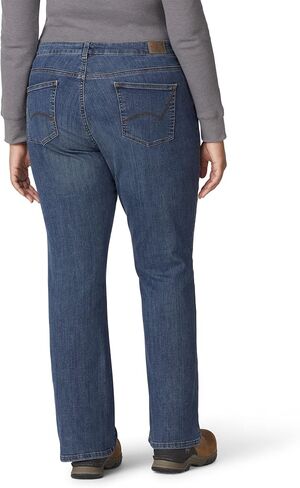 Dickies Women's Perfect Shape Denim Jean-Bootcut Stretch Plus Size in Saudi Arabia