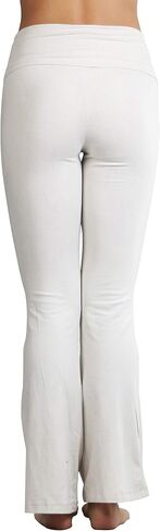 ToBeInStyle Women’s Premium Comfortable Cotton-Blend Fold Over Flared Yoga Pants Leggings in Saudi Arabia