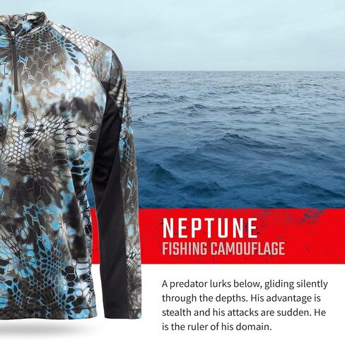 Kryptek Men's Zephyr 1/2 Zip in Saudi Arabia