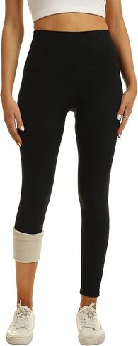 Tengo Fleece Lined Leggings Women Warm Thick Thermal High Waisted Velvet Pants XS-XXL in Saudi Arabia