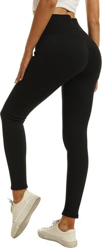 Tengo Fleece Lined Leggings Women Warm Thick Thermal High Waisted Velvet Pants XS-XXL in Saudi Arabia