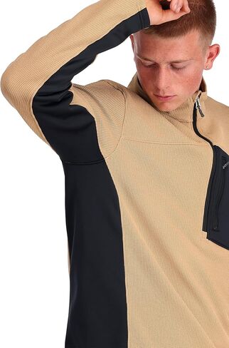 سترة سبايدر الرجالية بانديت 1/2 سحاب من الصوف in Kuwait