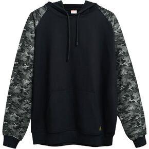 VANDISI FR Hoodie for Men NFPA2112 CAT2 7.5oz Flame Resistant Pullover 100% Cotton Graphic FR Sweatshirt
