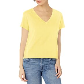 Velvet by Graham & Spencer Women's Venice Organic Jersey V-Neck Tee
