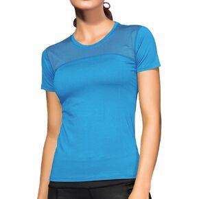 قمصان نسائية للتمرين، قمصان بأكمام قصيرة، قمصان شبكية مناسبة للجري، قمصان رياضية لليوجا والجري in Kuwait