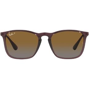 Ray-Ban RB4187f Chris Low Bridge Fit Square Sunglasses in Saudi Arabia
