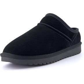 CUSHIONAIRE Hilo-3 Cozy Suede Womens Slippers, Soft Faux Fur Lined Slip On House Shoes for Women with Cushioned Memory Foam in Kuwait