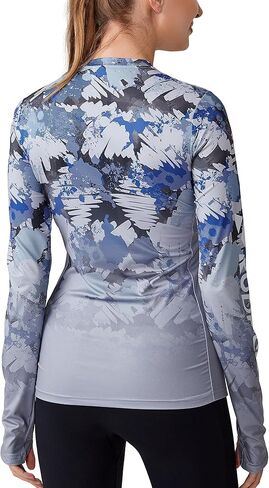 قمصان Rodeel النسائية الرياضية طويلة الأكمام للجري سريعة الجفاف بعامل حماية من الأشعة فوق البنفسجية 50 مع فتحة إبهام in Kuwait