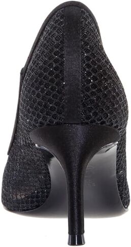 NINA Niley - Women's Gunmetal Mesh Low-Heel Classic Fashion Dressy Pump Shoes - Elegant and Comfortable Women's heeled Pumps - Casual and Dress in Kuwait