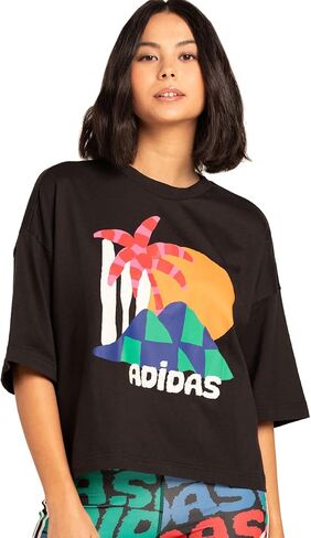 adidas Women's Plus Size 3-Stripes Graphic T-Shirt in Saudi Arabia