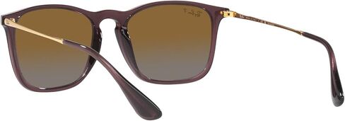 Ray-Ban RB4187f Chris Low Bridge Fit Square Sunglasses in Saudi Arabia