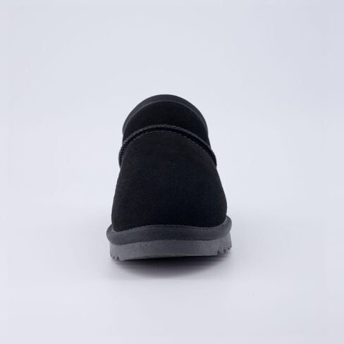 CUSHIONAIRE Hilo-3 Cozy Suede Womens Slippers, Soft Faux Fur Lined Slip On House Shoes for Women with Cushioned Memory Foam in Kuwait