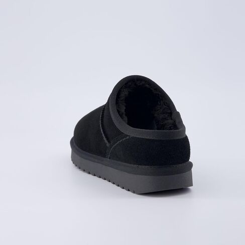 CUSHIONAIRE Hilo-3 Cozy Suede Womens Slippers, Soft Faux Fur Lined Slip On House Shoes for Women with Cushioned Memory Foam in Kuwait