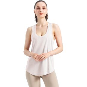 SHEEP RUN Merino Wool Camisole Racerback Tank Top Yoga Shirt Wicking Breathable Light-Weight Shirt