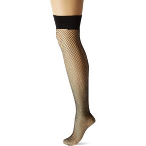 Dreamgirl Women's Plus-Size La Rochelle Fishnet Thigh Highs