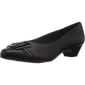 Soft Style by Hush Puppies Women's Pleats Be with You Dress Pump, Black/Patent, 9.5 W US in Kuwait