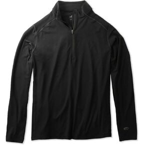 Hot Chillys Men's Clima-Tek Zip T Breathable Moisture-Wicking Midweight Relaxed Fit Base Layer in Kuwait