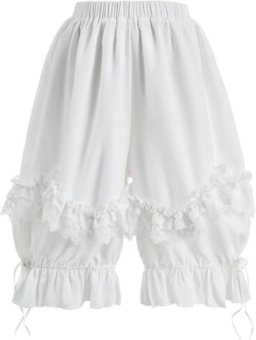 Nuoqi Pantaloons Women Lolita Bloomer Victorian Steampunk Bloomers Shorts in Saudi Arabia