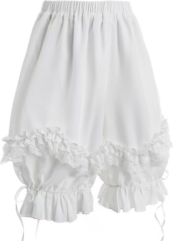 Nuoqi Pantaloons Women Lolita Bloomer Victorian Steampunk Bloomers Shorts in Saudi Arabia