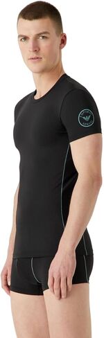 Emporio Armani Men's Mesh Microfiber T Shirt in Saudi Arabia